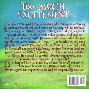 Paperback Too Much Excitement [Large Print] Book