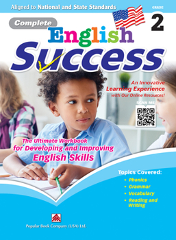 Paperback Complete English Success Grade 2 - Learning Workbook for Second Grade Students - English Language Activity Childrens Book - Aligned to National and St Book