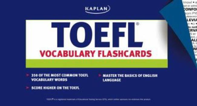 Paperback Kaplan TOEFL Vocabulary Flashcards Book
