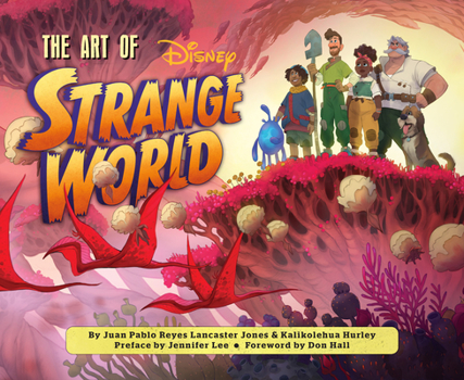 Hardcover Disney the Art of Strange World Book