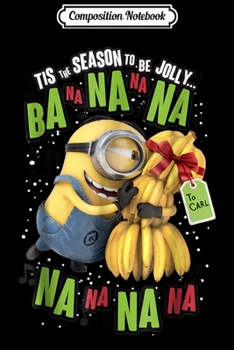 Paperback Composition Notebook: Despicable Me Minion Banana Present Christmas Journal/Notebook Blank Lined Ruled 6x9 100 Pages Book