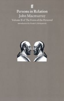 Paperback Persons in Relation (The Form of the Personal) Book