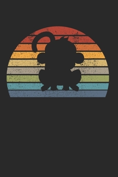 Affe Äffchen Notizbuch: Affe Äffchen Notizbuch für Liebhaber / Notizheft / Notizblock A5 (6x9in) Dotted Notebook / Punkteraster / 120 gepunktete Seiten (German Edition)