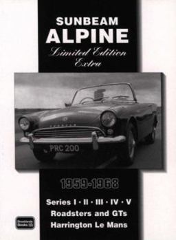 Paperback Sunbeam Alpine Limited Edition Extra 1959-1968 Book