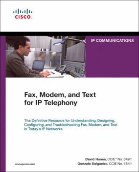 Paperback Fax, Modem, and Text for IP Telephony Book