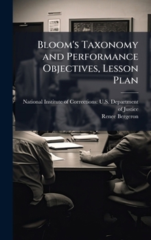 Hardcover Bloom's Taxonomy and Performance Objectives, Lesson Plan Book