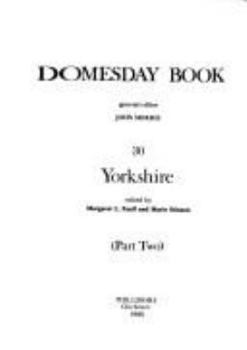 Domesday Book Vol 30: Yorkshire. - Book #30 of the Domesday Book (Phillimore)