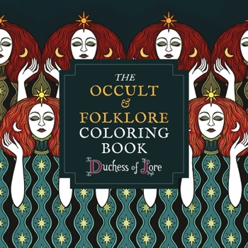 Paperback The Occult & Folklore Coloring Book