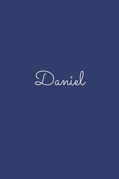Daniel: notebook with the name on the cover, elegant, discreet, official notebook for notes, dot grid notebook,