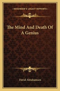 Paperback The Mind And Death Of A Genius Book