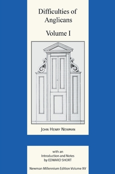 Hardcover Difficulties of Anglicans Volume I Book