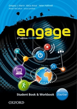 Paperback Engage: Starter: Student Book and Workbook with MultiROM Book