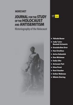 Paperback Moreshet: Journal for the Study of the Holocaust and Antisemitism Book