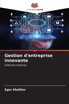 Paperback Gestion d'entreprise innovante [French] Book