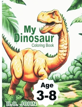 Paperback My Dinosaur Coloring Book