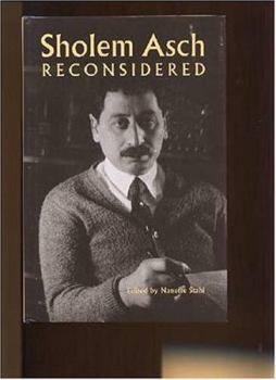 Hardcover Sholem Asch Reconsidered (The Yale University Library Gazette. Occasional Supplement) Book