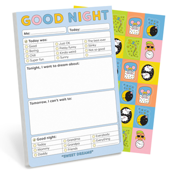 Misc. Good Night Playtime Pad with Sticker Sheet Book