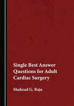 Paperback Single Best Answer Questions for Adult Cardiac Surgery Book