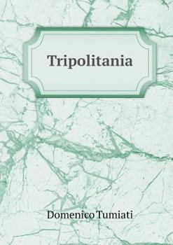 Paperback Tripolitania [Italian] Book