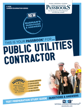 Paperback Public Utilities Contractor (C-4126): Passbooks Study Guide Volume 4126 Book