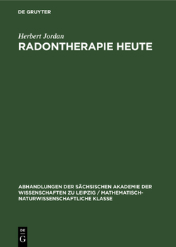 Hardcover Radontherapie Heute [German] Book