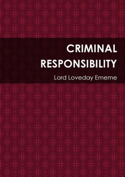 Paperback Criminal Responsibility Book