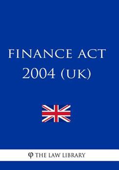 Paperback Finance Act 2004 (UK) Book