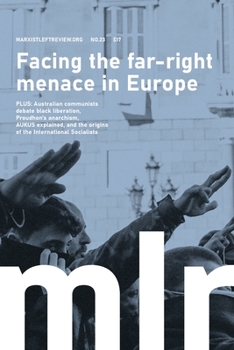 Paperback Marxist Left Review #23 Book