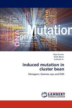 Paperback Induced mutation in cluster bean Book