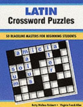 Hardcover Latin Crossword Puzzles Book