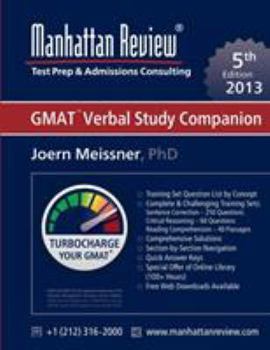 Paperback Manhattan Review GMAT Verbal Study Companion [5th Edition] Book