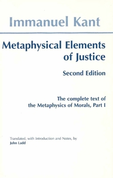 Metaphysische Anfangsgrunde Der Rechtslehre
