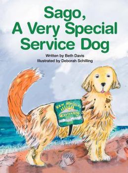 Hardcover Sago, A Very Special Service Dog Book