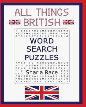 Paperback All Things British Word Search Puzzles Book