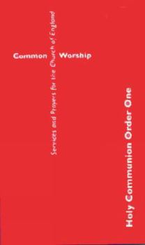 Paperback Common Worship: Holy Communion Order One Book