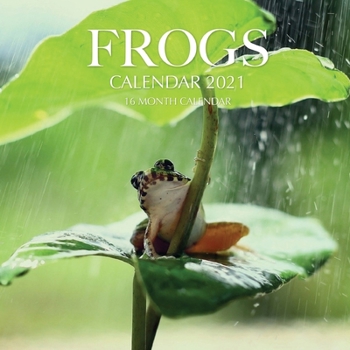 Paperback Frogs Calendar 2021: 16 Month Calendar Book