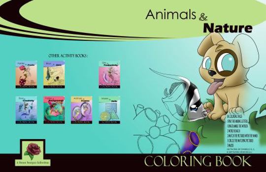 Paperback Animals & Nature Coloring Book