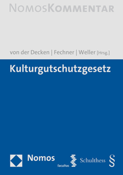 Hardcover Kulturgutschutzgesetz [German] Book