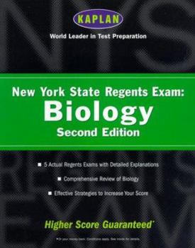 Paperback Kaplan New York State Regents Exam: Biology, Second Edition Book