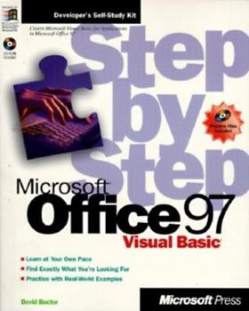 Paperback MS Office 97 Visual Basic Step by Step Book