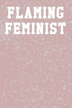 Flaming Feminist: Blank Ukelele Tab Notebook 6”x9” 120 Pages