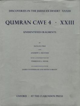 Hardcover Qumran Cave 4: XXIII: Unidentified Fragments Book