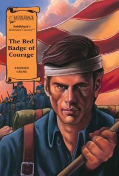 Paperback The Red Badge of Courage Graphic Novel (Illustrated Classics) Book