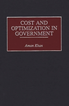 Hardcover Cost and Optimization in Government Book