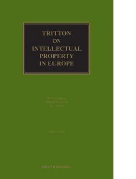 Hardcover Tritton on Intellectual Property in Europe Book
