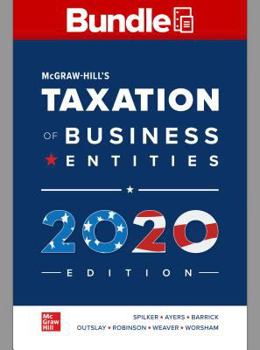 Product Bundle Gen Combo Looseleaf McGraw-Hills Taxation of Business Entities; Connect Access Card [With Access Code] Book