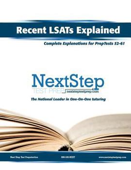 Paperback Recent LSATs Explained Book