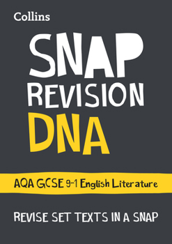 Paperback Collins GCSE 9-1 Snap Revision - Dna: Aqa GCSE 9-1 English Literature Text Guide Book