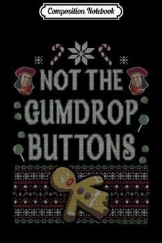 Paperback Composition Notebook: Shrek Not The Gumdrop Buttons Ugly Sweater Style Christmas Journal/Notebook Blank Lined Ruled 6x9 100 Pages Book
