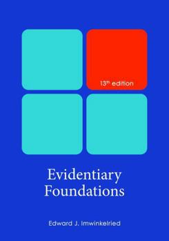 Paperback Evidentiary Foundations Book